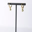 Tahitian Pistachio Pearl Gold Hoop Earrings