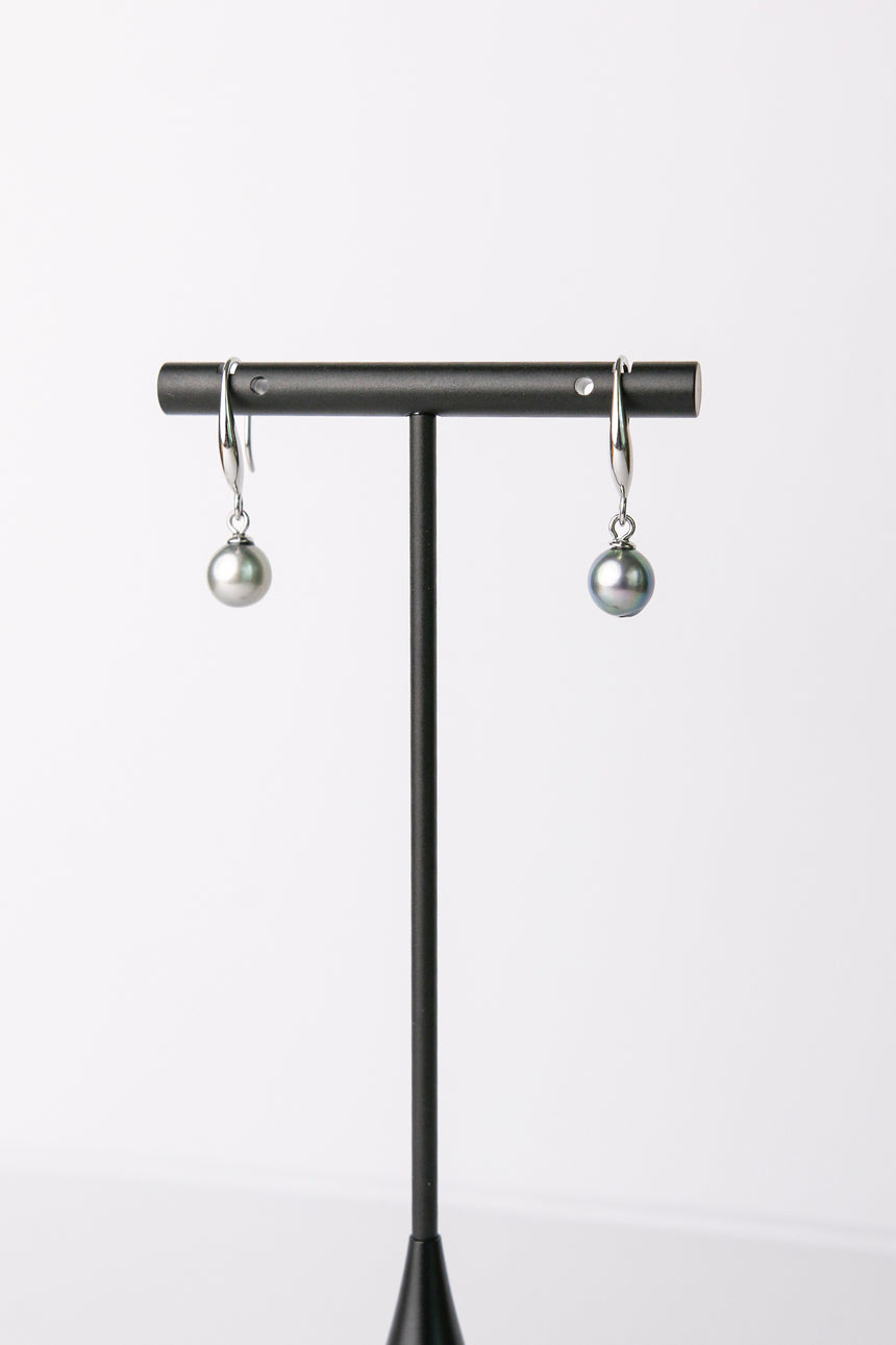 Tahitian Pearl Hook Earrings