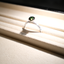 Chrome Green Tourmaline Ring • Natural Brazilian Tourmaline • Rhodium-Plated 925 Sterling Silver • October Birthstone