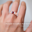 Red Spinel Tension-Style Ring • Natural Sri Lankan Spinel • Directly Sourced • Handmade • Solid Sterling Silver
