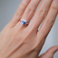 Tanzanite Heart Ring • Directly Sourced Natural Tanzanite • Rhodium-Plated 925 Silver