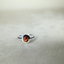 Mandarin Orange Spessartite Garnet Bezel Ring •  Directly Sourced • Natural Nigerian Spessartite • Sterling Silver