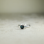 Forest Green Tourmaline Ring • Natural Brazilian Tourmaline • Rhodium-Plated 925 Sterling Silver • October Birthstone