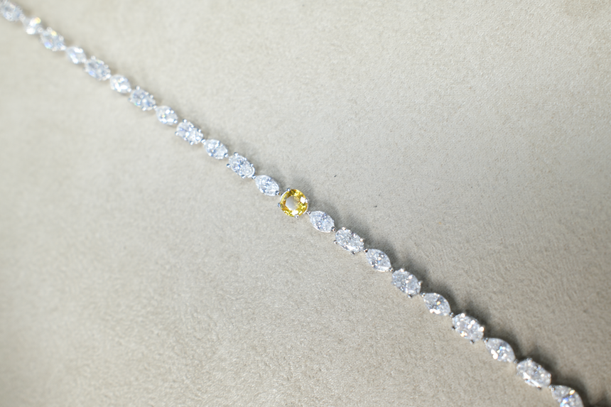 Yellow Sapphire Bracelet • Directly Sourced Natural Ceylon Sapphire • Sterling Silver • One of a Kind