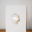 Kintsugi Moon Jar Art Set • Gold Foil Stickers • A5 Cotton Paper Gift
