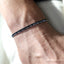 Black & Grey Beaded Loom Bracelet