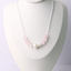 My heart pearl and quartz necklace