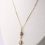 Blushing sun pearl necklace