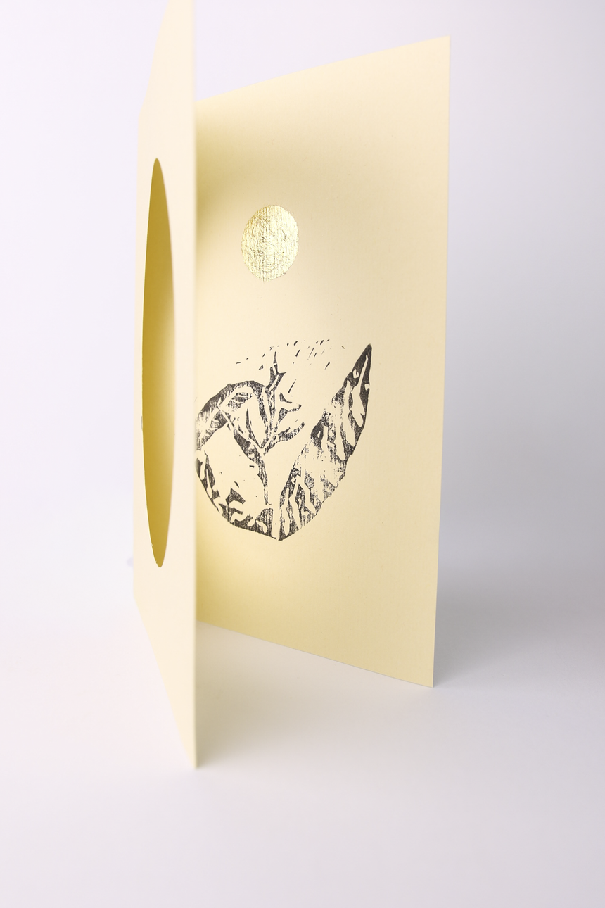 Freedom greeting card (parakeet, heliconia psittacorum)