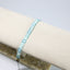 Blue & White Beaded Loom Bracelet