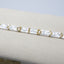 White Eclipse Beaded Loom Bracelet