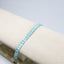 Blue & White Beaded Loom Bracelet