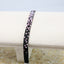 Black Pink Ombre Beaded Loom Bracelet