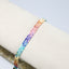 Rainbow Ombre Beaded Loom Bracelet