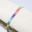 Rainbow Ombre Beaded Loom Bracelet