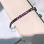 Black Pink Ombre Beaded Loom Bracelet