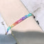 Rainbow Ombre Beaded Loom Bracelet