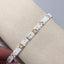 White Eclipse Beaded Loom Bracelet