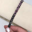 Black Pink Ombre Beaded Loom Bracelet